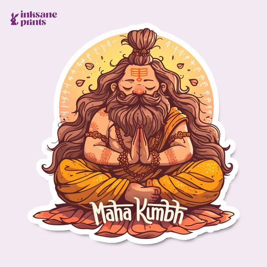 Maha Kumbh Sadhu Sticker
