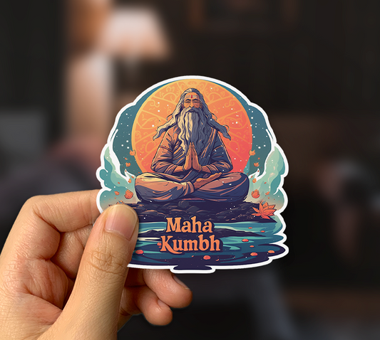 Maha Kumbh Sadhu Sticker