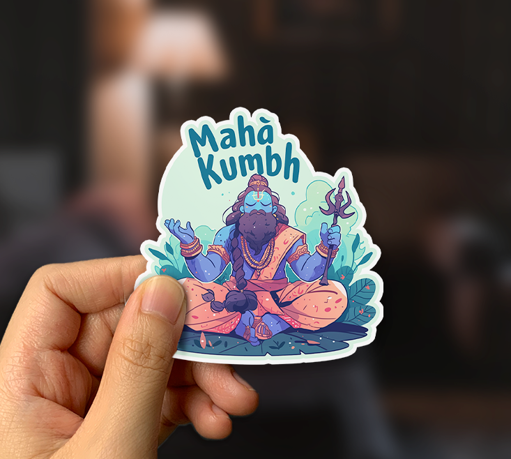 Maha Kumbh Sadhu Sticker