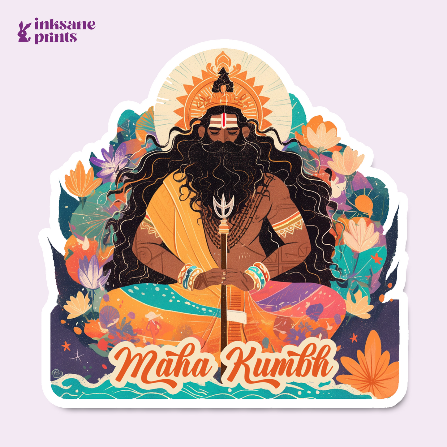 Maha Kumbh Sadhu Sticker