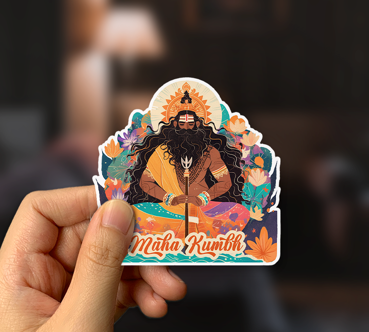 Maha Kumbh Sadhu Sticker