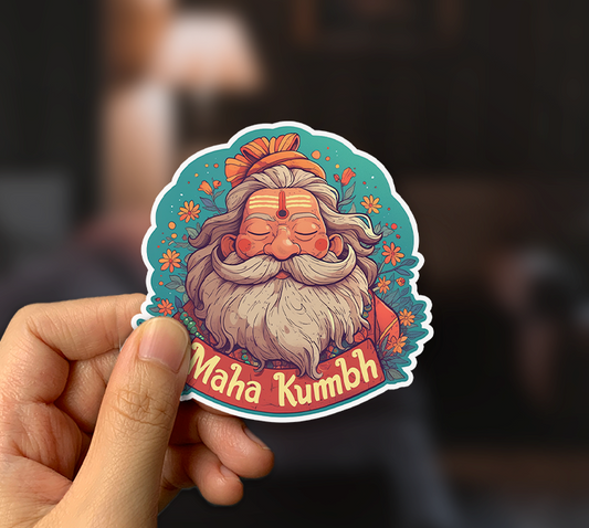 Maha Kumbh Sadhu Sticker