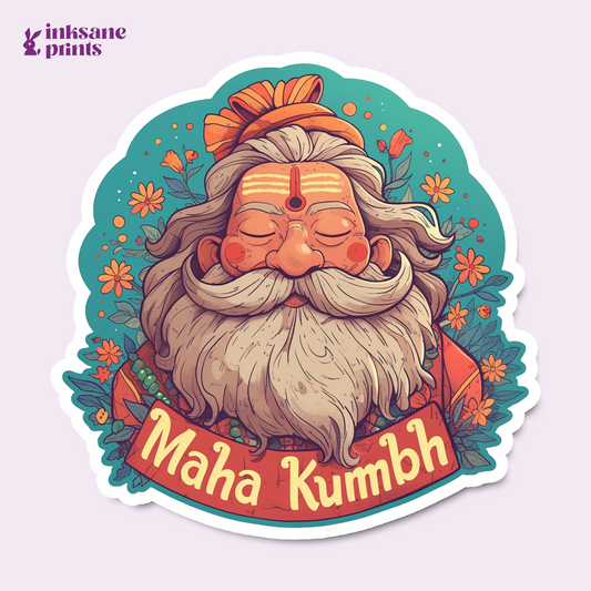 Maha Kumbh Sadhu Sticker