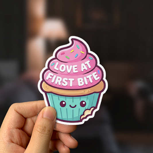 Love At First Bite Sticker
