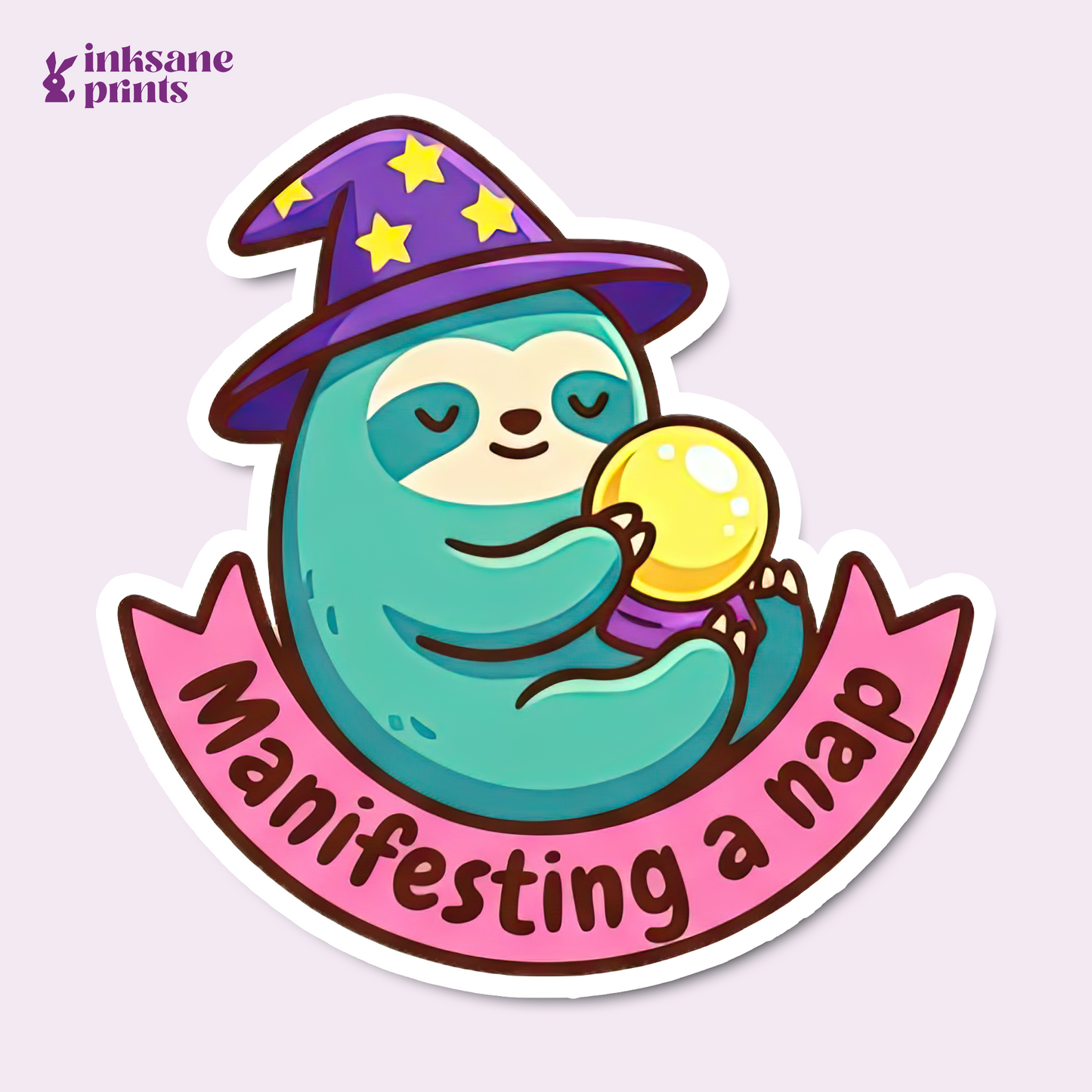 Manifesting a Nap Sticker