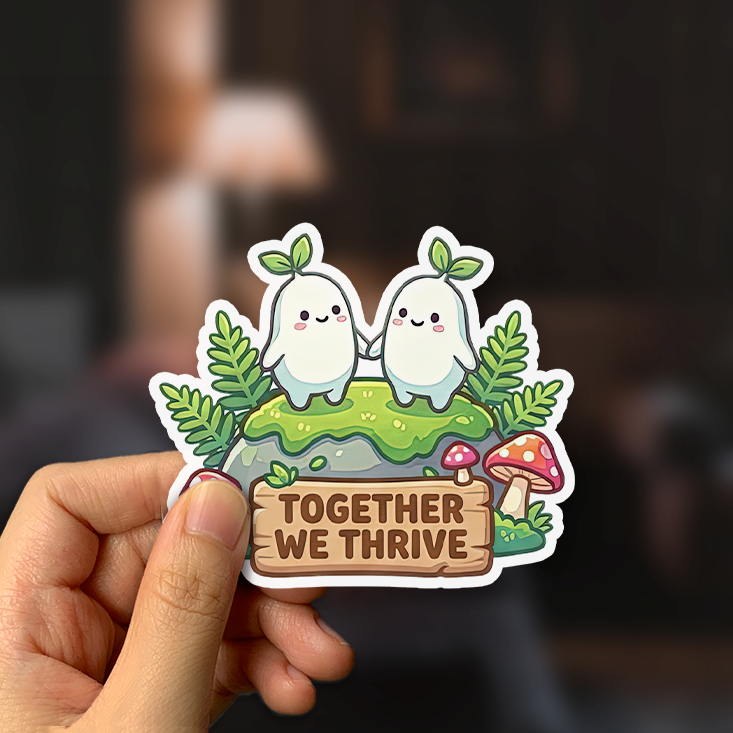 Together We Thrive Sticker
