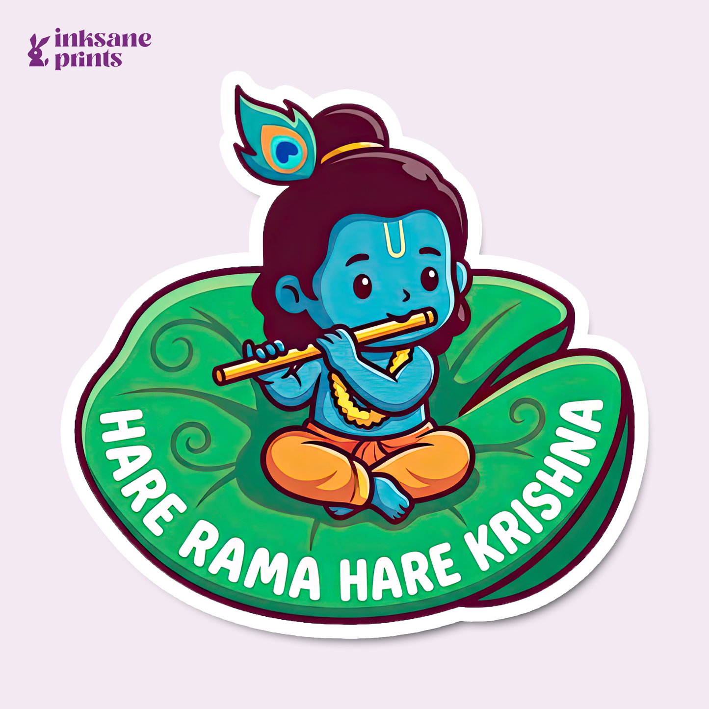 Hare Rama Hare Krishna Sticker