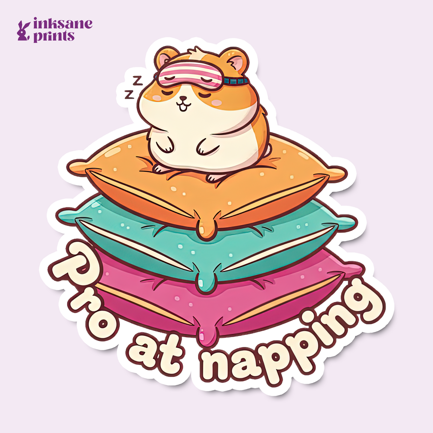 Pro At Napping Sticker