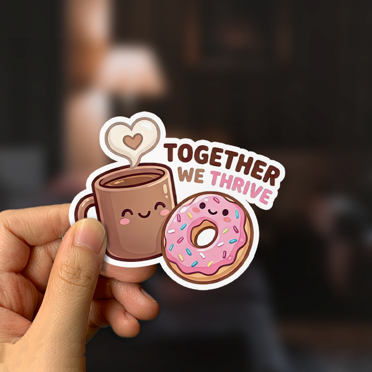 Together We Thrive Sticker
