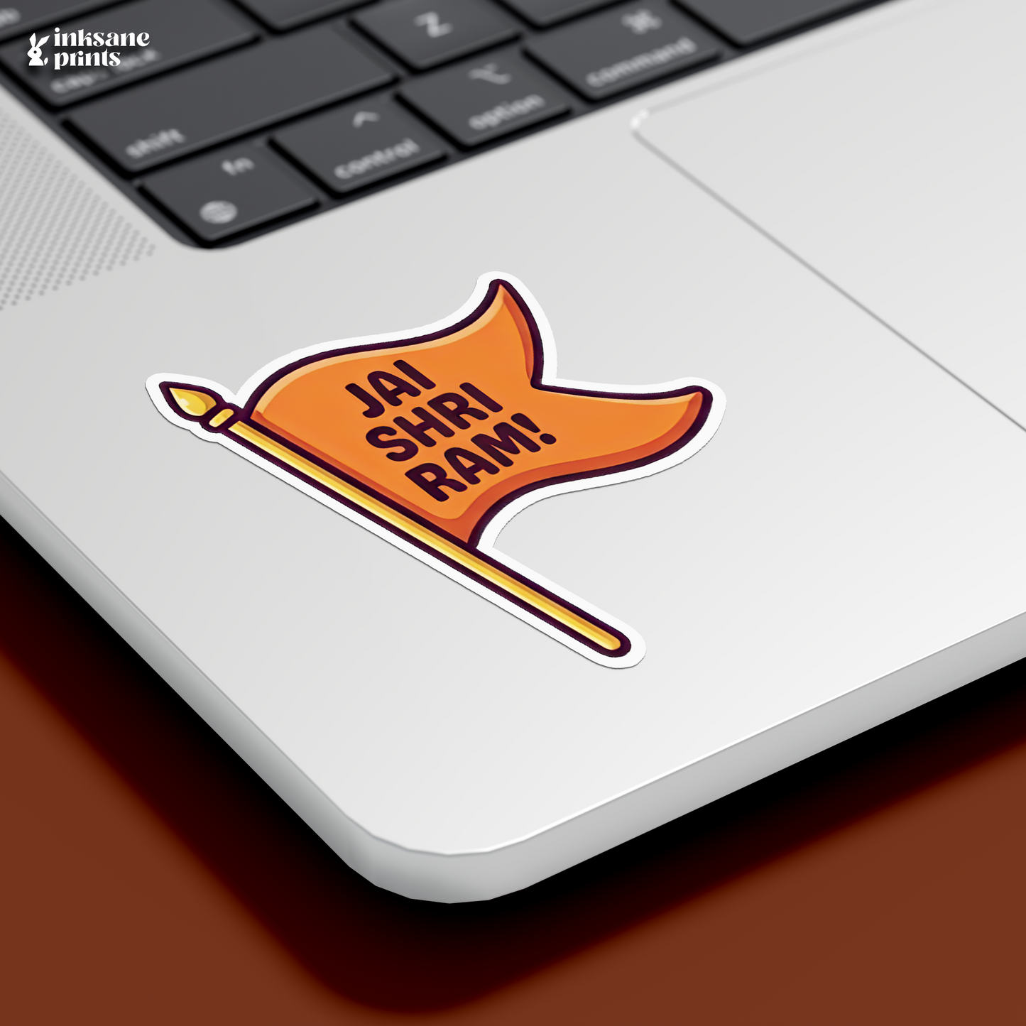 Jai Shree Ram Flag Sticker