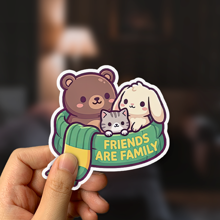 Friends Are Family Sticker
