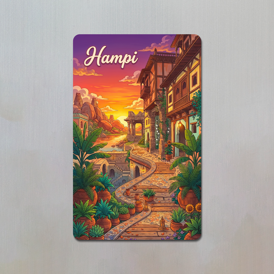 Hampi Fridge Magnet
