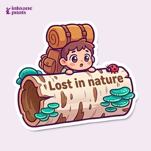 Lost in Nature Sticker