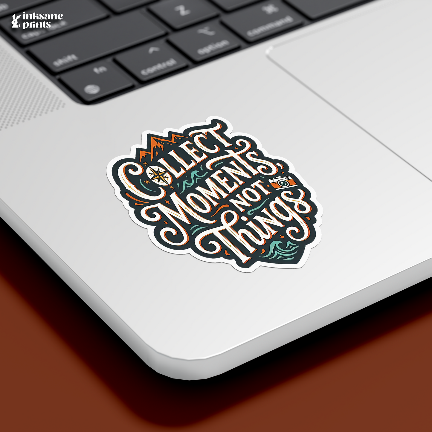Collect Moments Not Things Sticker
