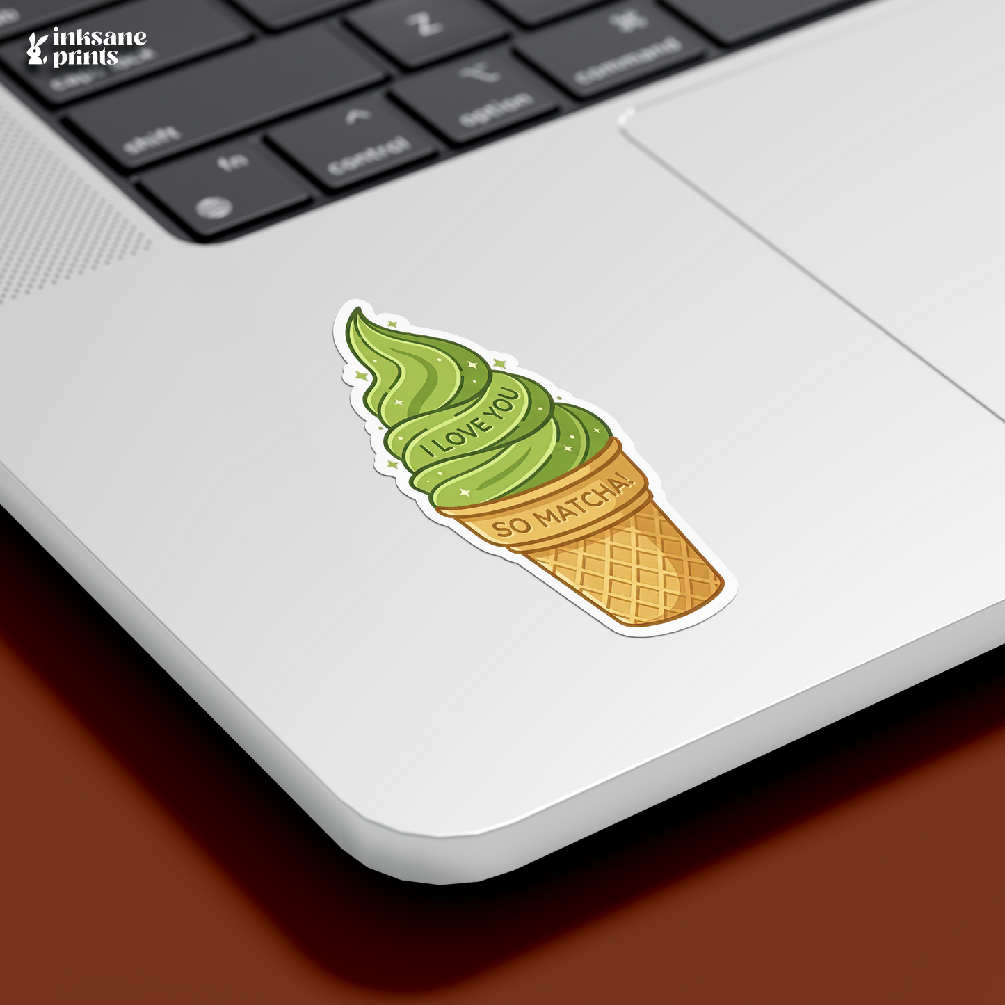 I Love You So Matcha Sticker