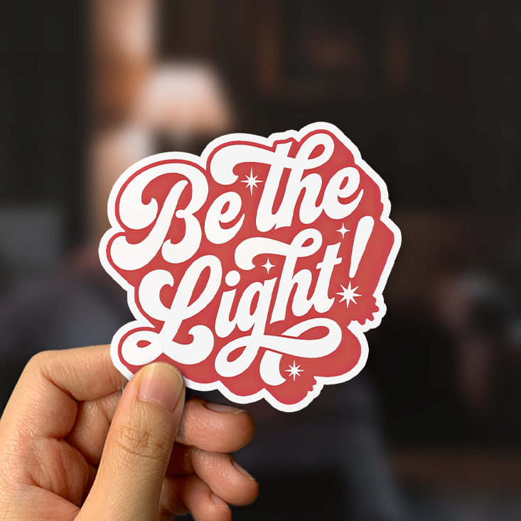 Be The Light Sticker