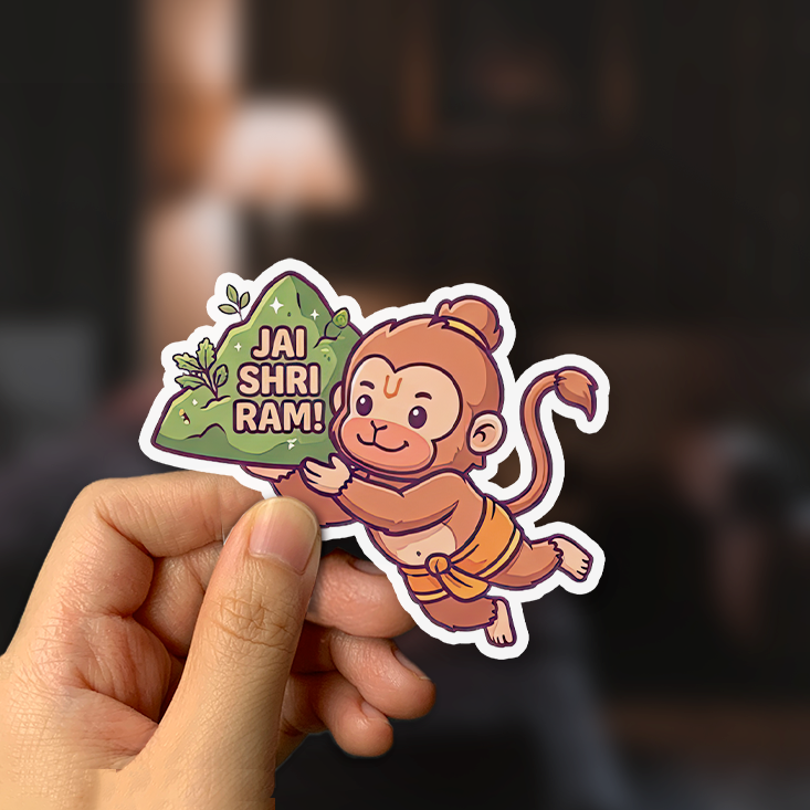 Jai Shree Ram Hanuman Sticker