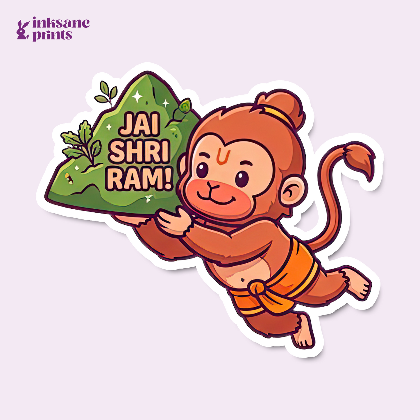 Jai Shree Ram Hanuman Sticker