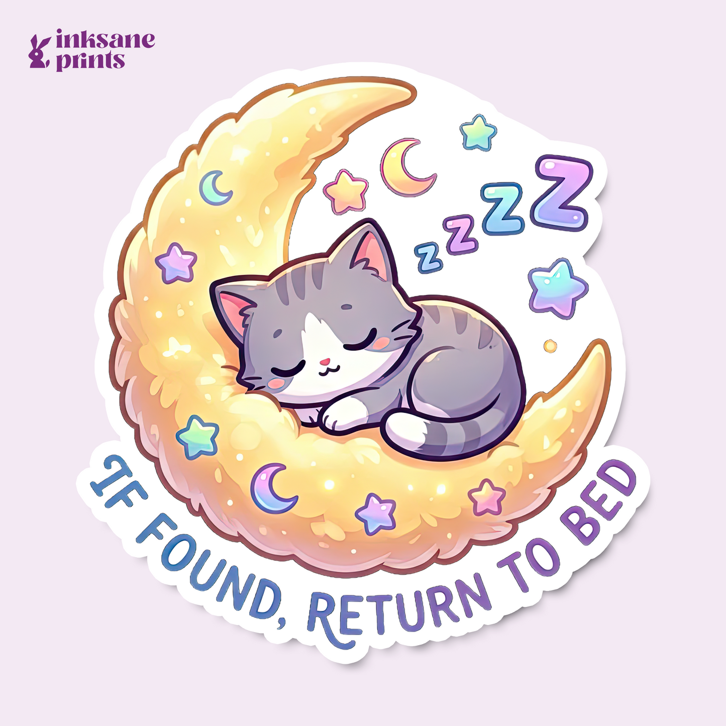 If Found, Return To Bed Sticker